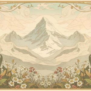 Alpines Ornament: Die Alpen im Jugendstil