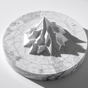 Die Architektur der Zeit: Alpines Sonnenuhr-Relief