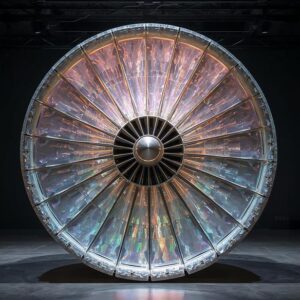 Der opaleszierende Antrieb: Turbine aus geschichtetem Perlmutt