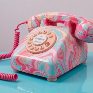Der süße Anschluss: Kaugummi-Marmor-Telefon